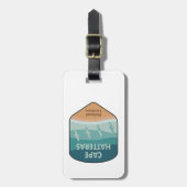 Cape Hatteras National Seashore Seagulas Gepäckanhänger (Vorderseite vertikal)