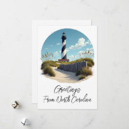 Cape Hatteras North Carolina Feiertagskarte