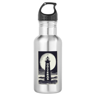 Cape Hatteras North Carolina Leuchtturm Moon Edelstahlflasche