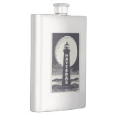 Cape Hatteras North Carolina Leuchtturm Moon Flachmann (Rechts)