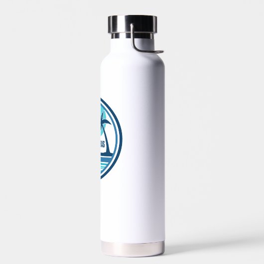 Cape Hatteras North Carolina Palm Tree Birds Trinkflasche (Links)