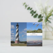 Cape Hatteras North Carolina Postkarte (Stehend Vorderseite)
