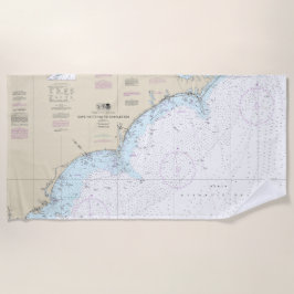 Cape Hatteras to Charleston Nautical Chart 11520 Strandtuch