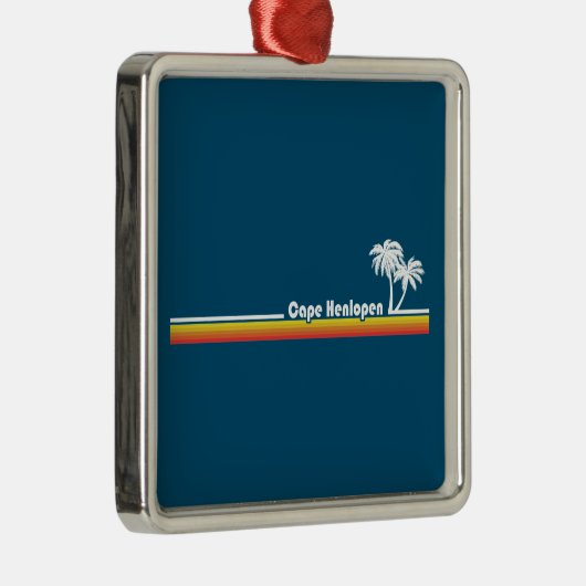 Cape Henlopen Delaware Ornament Aus Metall (Rechts)