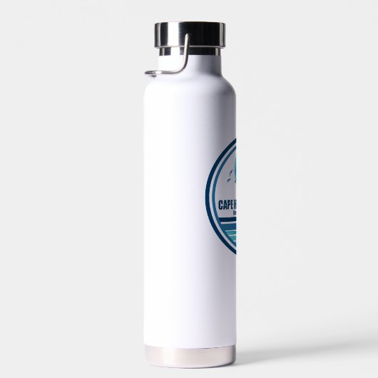 Cape Henlopen Delaware Palm Tree Birds Trinkflasche (Rechts)