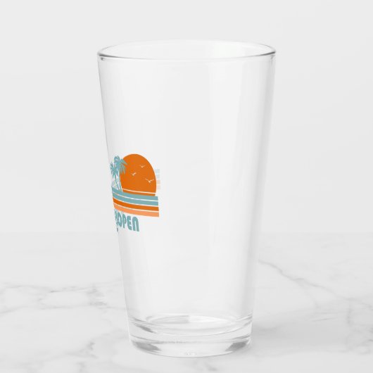 Cape Henlopen Delaware Sun Palm Trees Glas (Links)