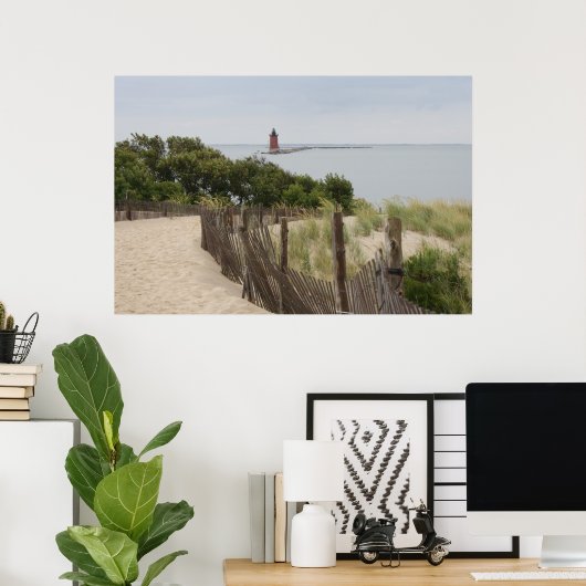 Cape Henlopen Light Poster (Heimbüro)