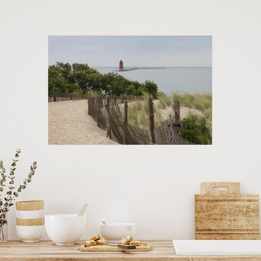 Cape Henlopen Light Poster (Küche)