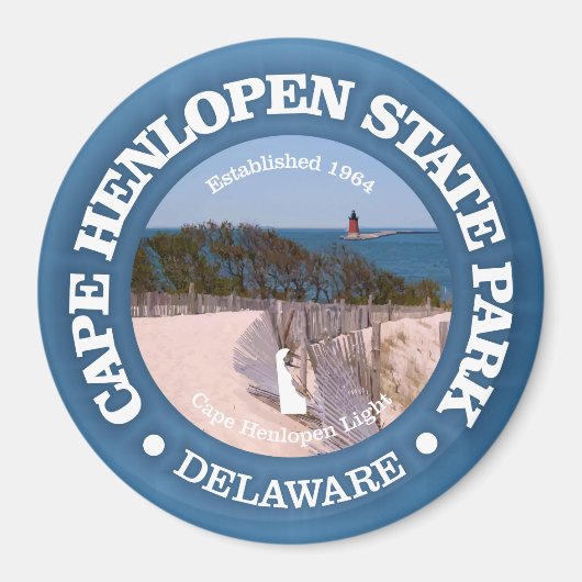 Cape Henlopen SP Magnet (Vorne)
