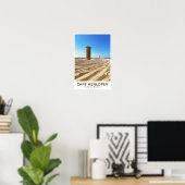 Cape Henlopen Staat Park Delaware Wasserfarbe Poster (Heimbüro)