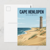 Cape Henlopen State Park Delaware Postkarte (Vorne/Hinten)