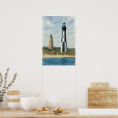Cape Henry Leuchttürme Poster (Küche)