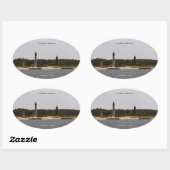 Cape Henry Lighthouse Aufkleber (Blatt)