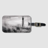 Cape Henry Lighthouse Gepäckanhänger (Vorderseite (Horizontal))
