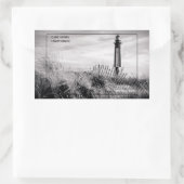 Cape Henry Lighthouse Rechteckiger Aufkleber (Tasche)