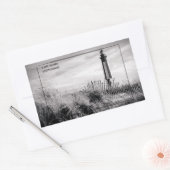 Cape Henry Lighthouse Rechteckiger Aufkleber (Umschlag)