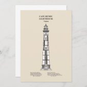 Cape Henry Lighthouse - Virginia - SBD Dankeskarte (Vorne/Hinten)