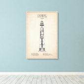 Cape Henry Lighthouse - Virginia - SBD Leinwanddruck (Insitu (Holzboden))