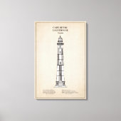Cape Henry Lighthouse - Virginia - SBD Leinwanddruck (Vorderseite)