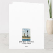Cape Henry Lighthouses Karte (Rückseite)