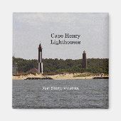 Cape Henry Lighthouses Magnet (Vorne)