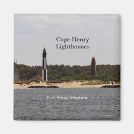 Cape Henry Lighthouses Magnet