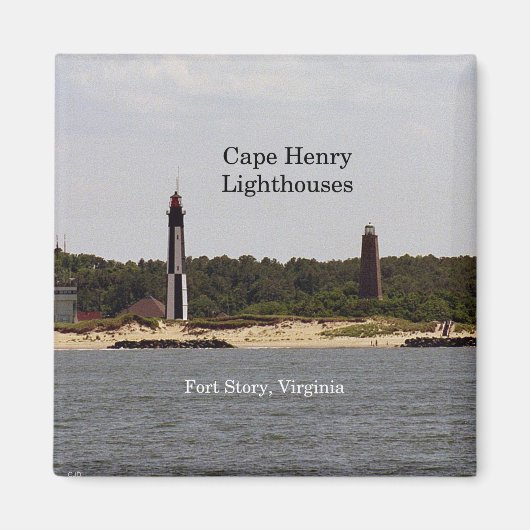 Cape Henry Lighthouses Magnet (Vorne)