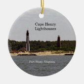 Cape Henry Lighthouses Ornamente (Vorne)