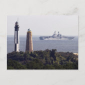 Cape Henry Lighthouses Postkarte (Vorderseite)