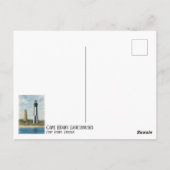 Cape Henry Lighthouses Postkarte (Rückseite)
