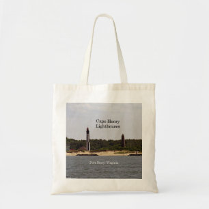 Cape Henry Lighthouses Tote Tasche