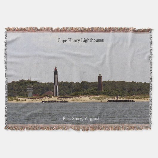Cape Henry Lighthouses werfen Decken (Vorderseite)