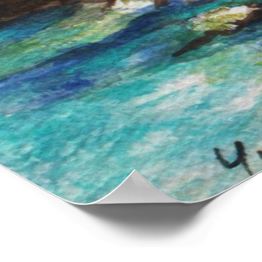 Cape Kalamaki Poster (Ecke)