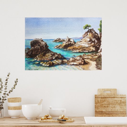 Cape Kalamaki Poster (Küche)