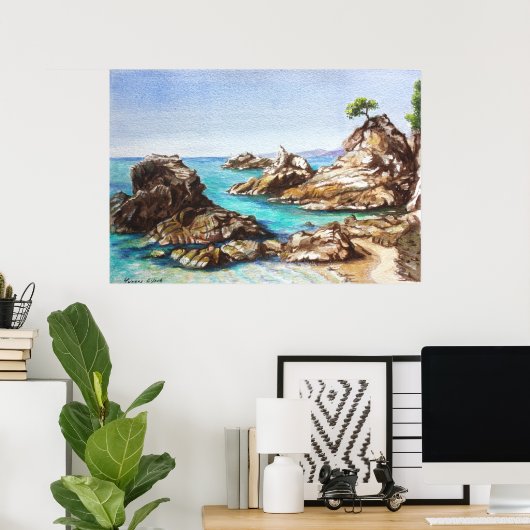 Cape Kalamaki Poster (Heimbüro)