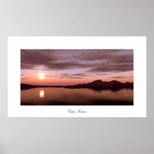 Cape Kiara Poster (Vorne)