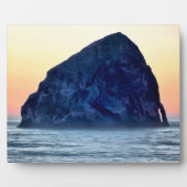 Cape Kiwanda Haystack Rock bei Sunset Fotoplatte (Vorderseite)
