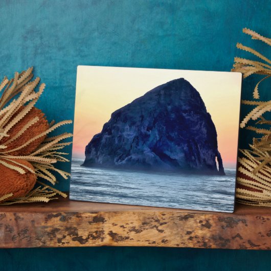 Cape Kiwanda Haystack Rock bei Sunset Fotoplatte (Seite)