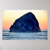 Cape Kiwanda Haystack Rock bei Sunset in Oregon Poster (Vorne)