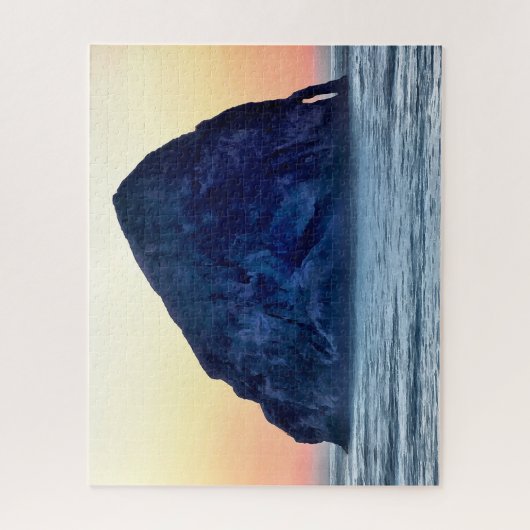 Cape Kiwanda Haystack Rock bei Sunset in Oregon Puzzle (Vertikal)