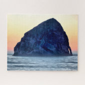 Cape Kiwanda Haystack Rock bei Sunset in Oregon Puzzle (Horizontal)