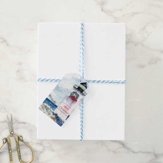 Cape Lighthouse Geschenkanhänger (Mit Garn)