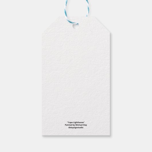 Cape Lighthouse Geschenkanhänger (Rückseite)