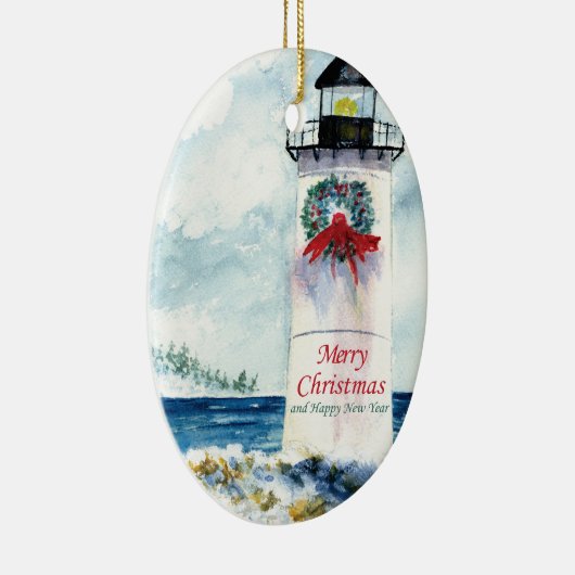 Cape Lighthouse Keramik Ornament (Rechts)