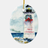 Cape Lighthouse Keramik Ornament (Vorne)