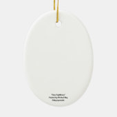 Cape Lighthouse Keramik Ornament (Hinten)