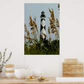 Cape Lookout durch die Seeziegel Poster (Küche)