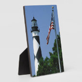 Cape Lookout Leuchtturm mit alter Herrlichkeit Fotoplatte (Seite)