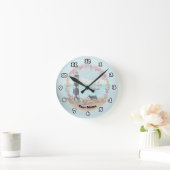 Cape Lookout Lighthouse Clock Runde Wanduhr (Zuhause)