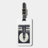 Cape Lookout Lighthouse North Carolina Moon Gepäckanhänger (Vorderseite vertikal)